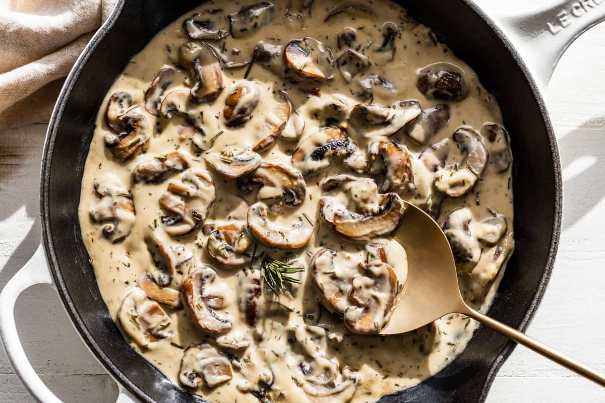 Why Life Changing Rosemary Mushroom Cream Sauce is a Family Favorite